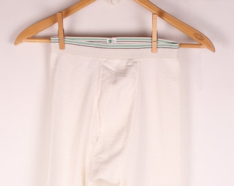 Vintage Hanes Thermal Pants: 1980s Child's Long Underwear (Size 14/16)
