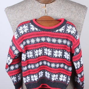 Vintage 90s Geometric Sweater - Okie Dokie Brand - Size 3T