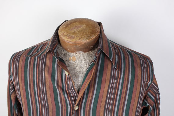 Vintage Van Heusen Brand Men's Striped Preppy But… - image 3