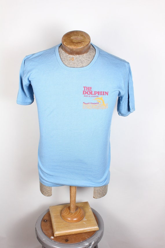 1980's NOS Women's Souvenir T Shirt The Dolphin Ba