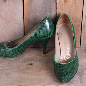 Stacy Adams Green Alligator Print Dress Shoes Stacy Adams  main image 4
