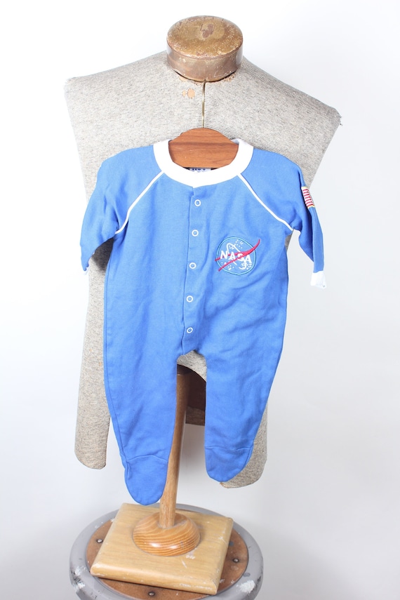 1980's Era Kid U Not Brand Baby Onesie NASA Astron