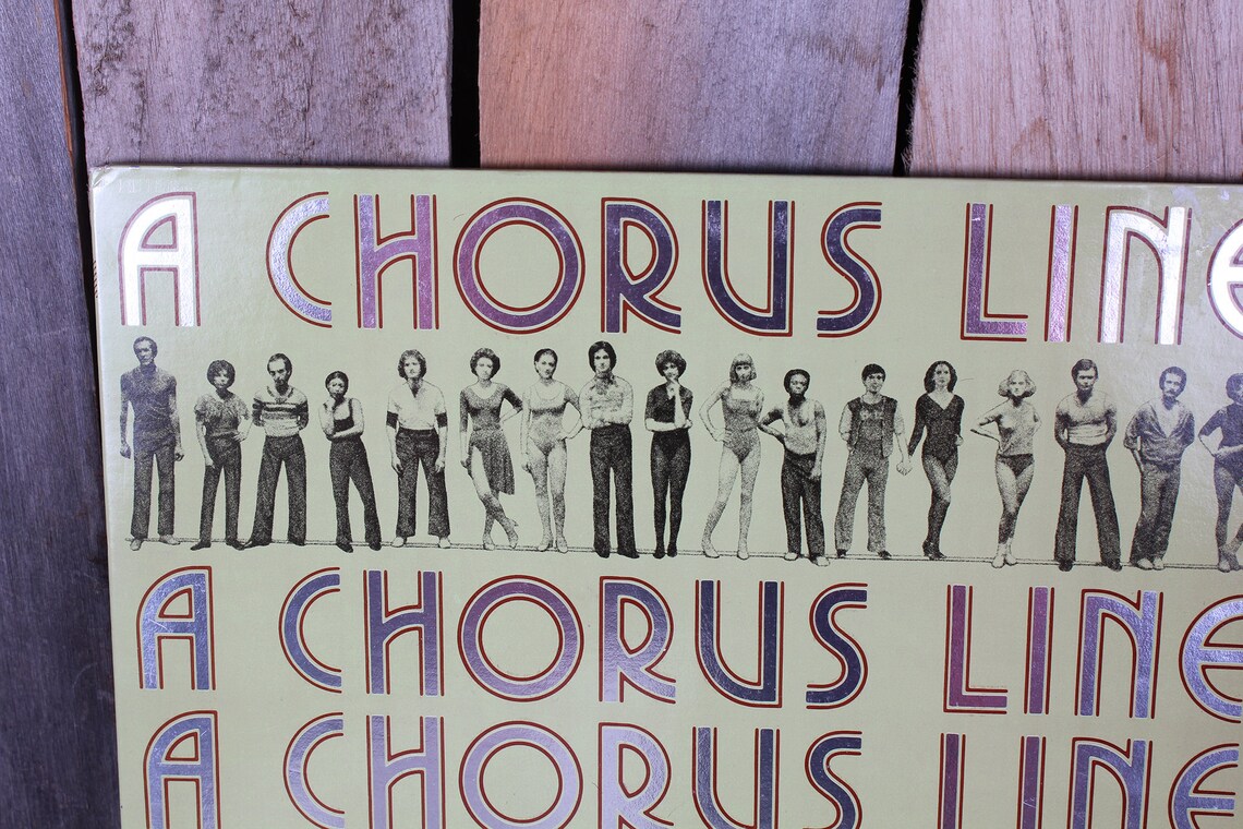 1975 A Chorus Line Soundtrack Record Vinyl LP Metallic Cover Etsy