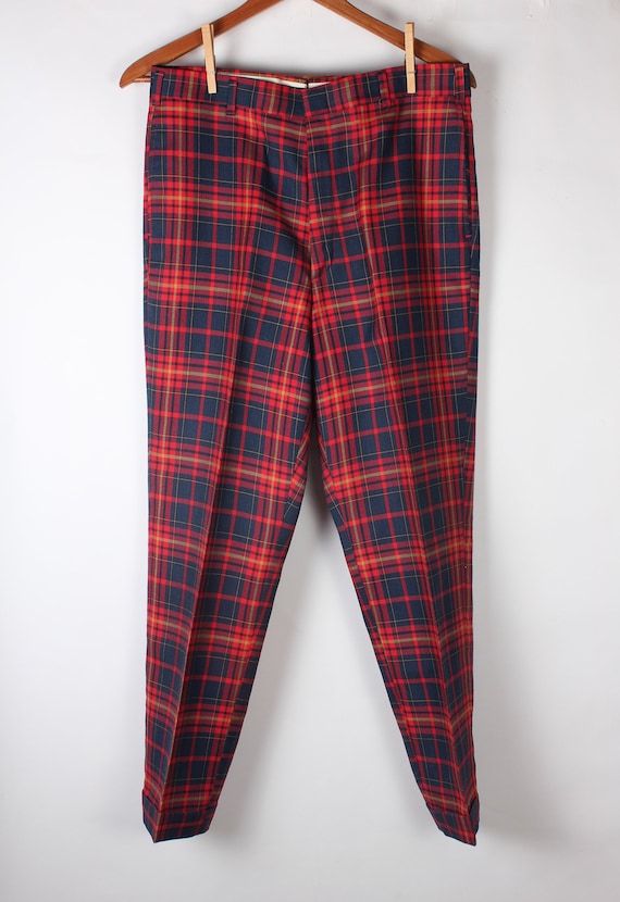 Christmas plaid shop pants mens