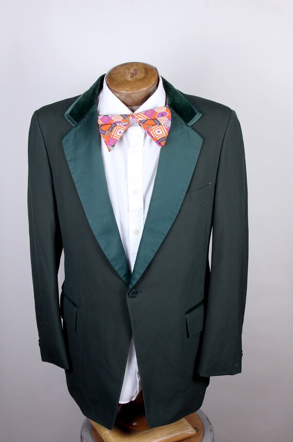Vintage 1970's Era After Six Brand Men's Forest Gr