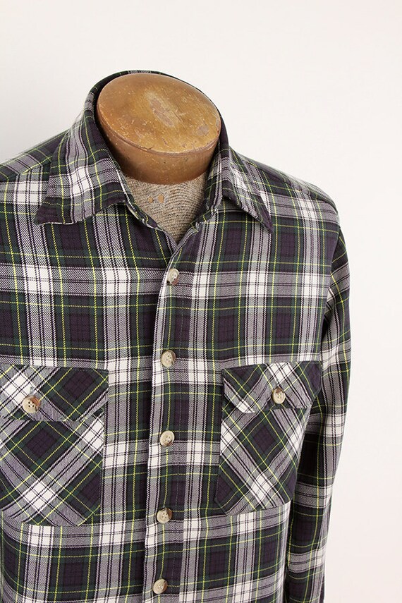 Chemise à carreaux gris, blanc, doré - Vêtements