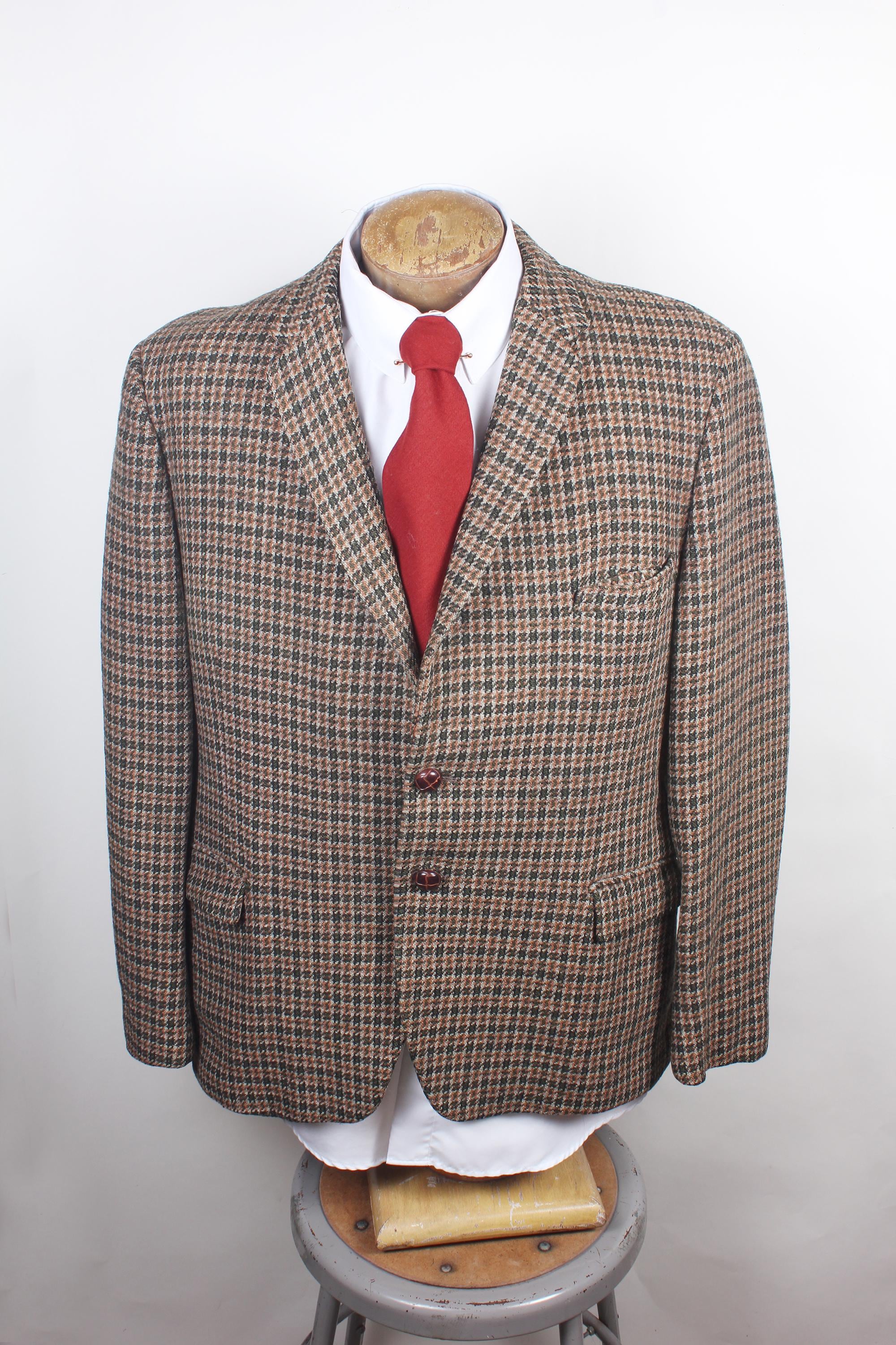 Tweed Jacket 44r Vintage - Etsy