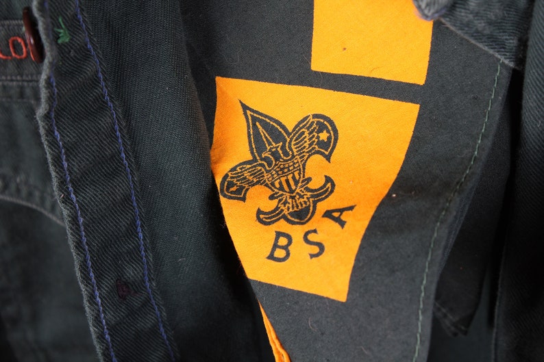 Bsa Lettering Vintage Lot Boy Scout BSA Explorer Scout Forest Green Uniform Pieces ...