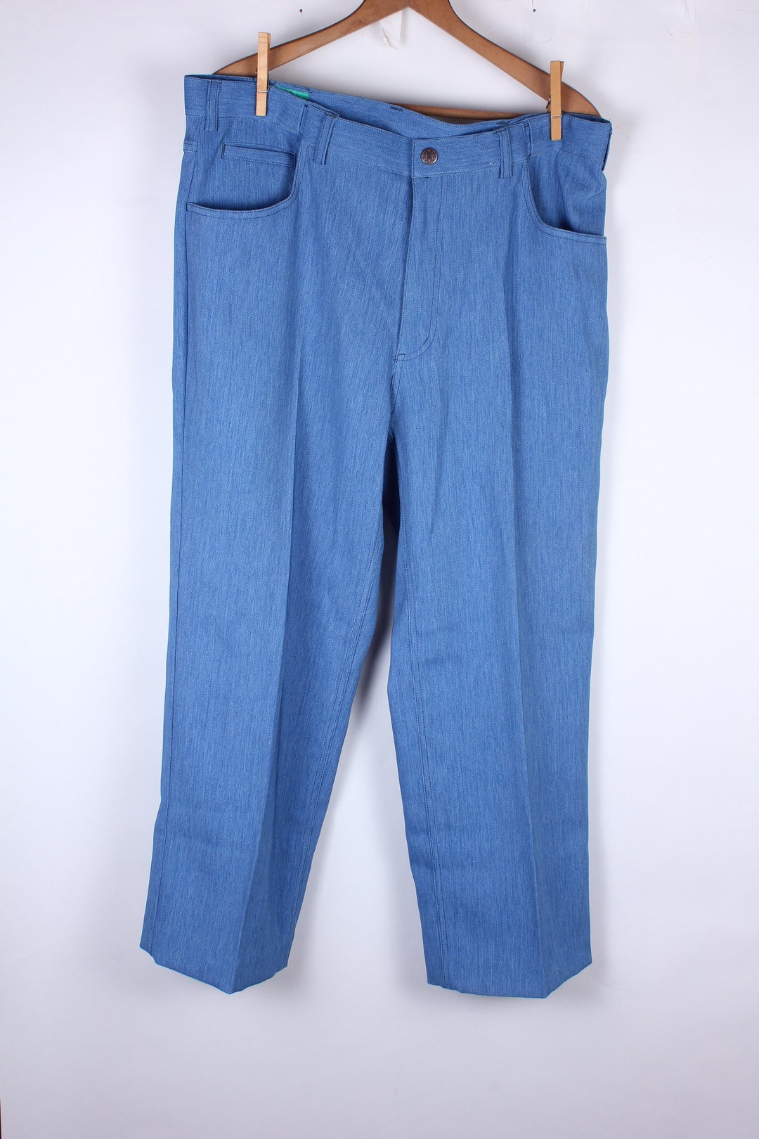 Jeans Bleu Foncé Taille 52 - Marque Haband - Coupe Forever Large Et Confortable - Jamais Porté, Sans étiquette