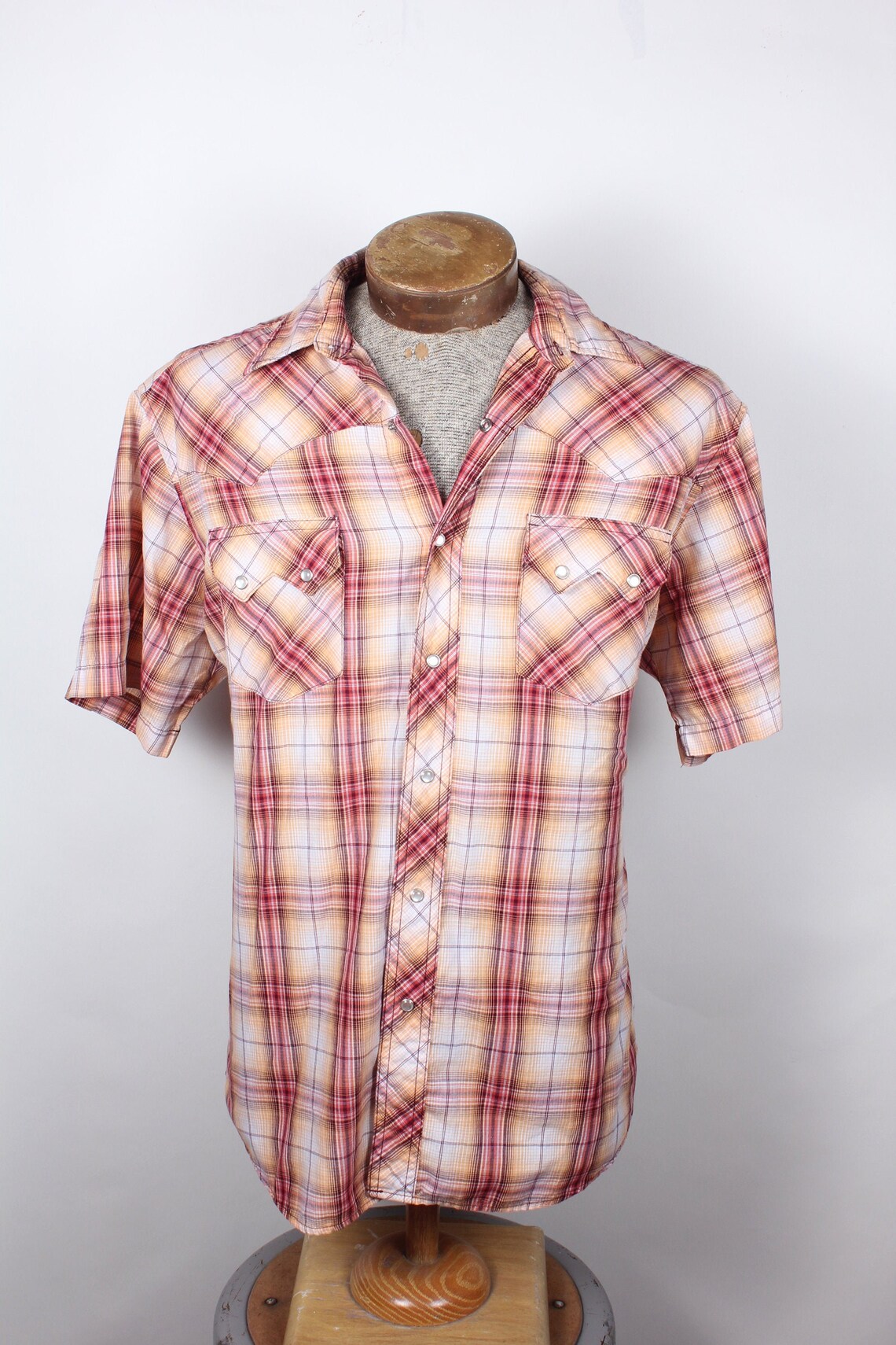 short sleeve wrangler pearl snap