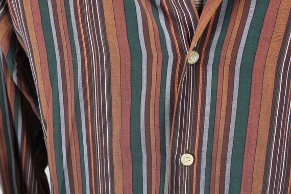 Vintage Van Heusen Brand Men's Striped Preppy But… - image 4