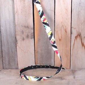 Vintage Mid Century Women&#39;s Tropical Pattern Dress Belt Size 12 30 - 34 inch waisr