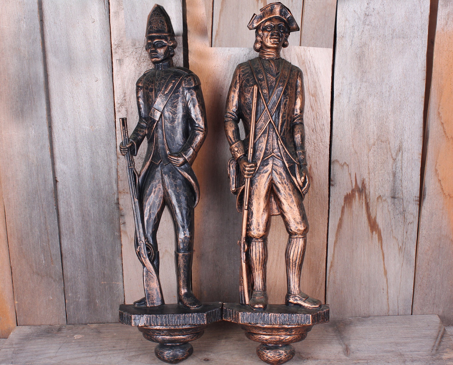 Vintage 1971 Dart Brand Revolutionary War Soldiers Plastic Etsy