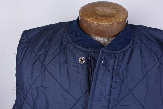 1980's Era Blue Rich's Brand Size XL Navy Quilted… - image 3