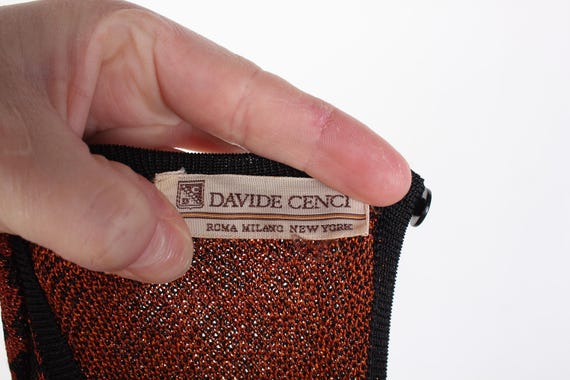 Vintage 80s Leopard Print Dress: Davide Cenci Tro… - image 2