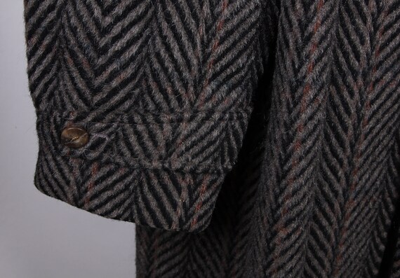 1960s Women's Winter Gray Brown Mohair Full Lengt… - image 7