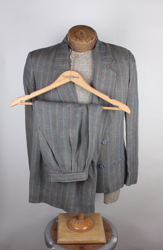 Pinstriped Wilson Double Breasted Jacket