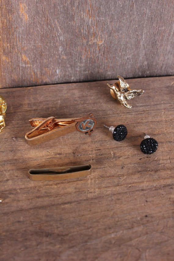 Vintage Lot Pins Masonic Jewelry Tie Tacks Servic… - image 5