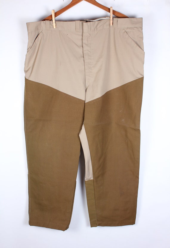 Vintage Orvis Brand NOS Men's Hunting Fishing Pants Canvas Overlay Size 44  X 28 