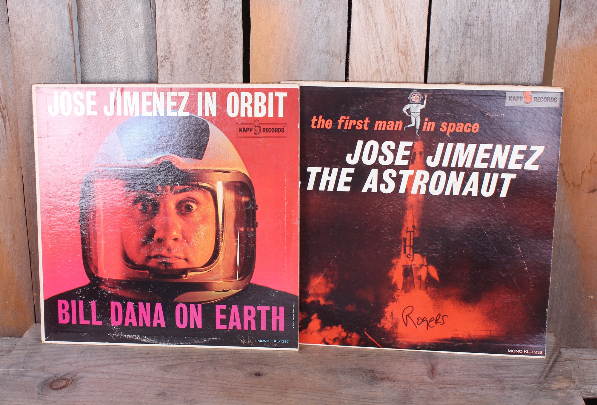 1961 Jose Jimenez the Astronaut 1962 in Orbit Mid Century Comedy
