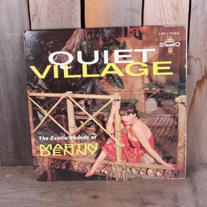 1959 Quiet Village Martin Denny Mondo Exotica Tiki Tropical Space Age Vinyl Record Album