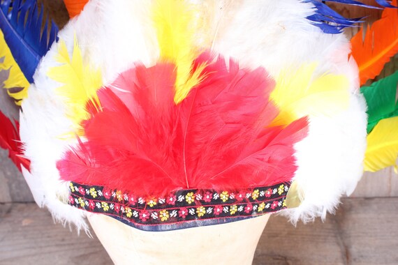 Vintage Child's Halloween Costume Headdress with … - image 3