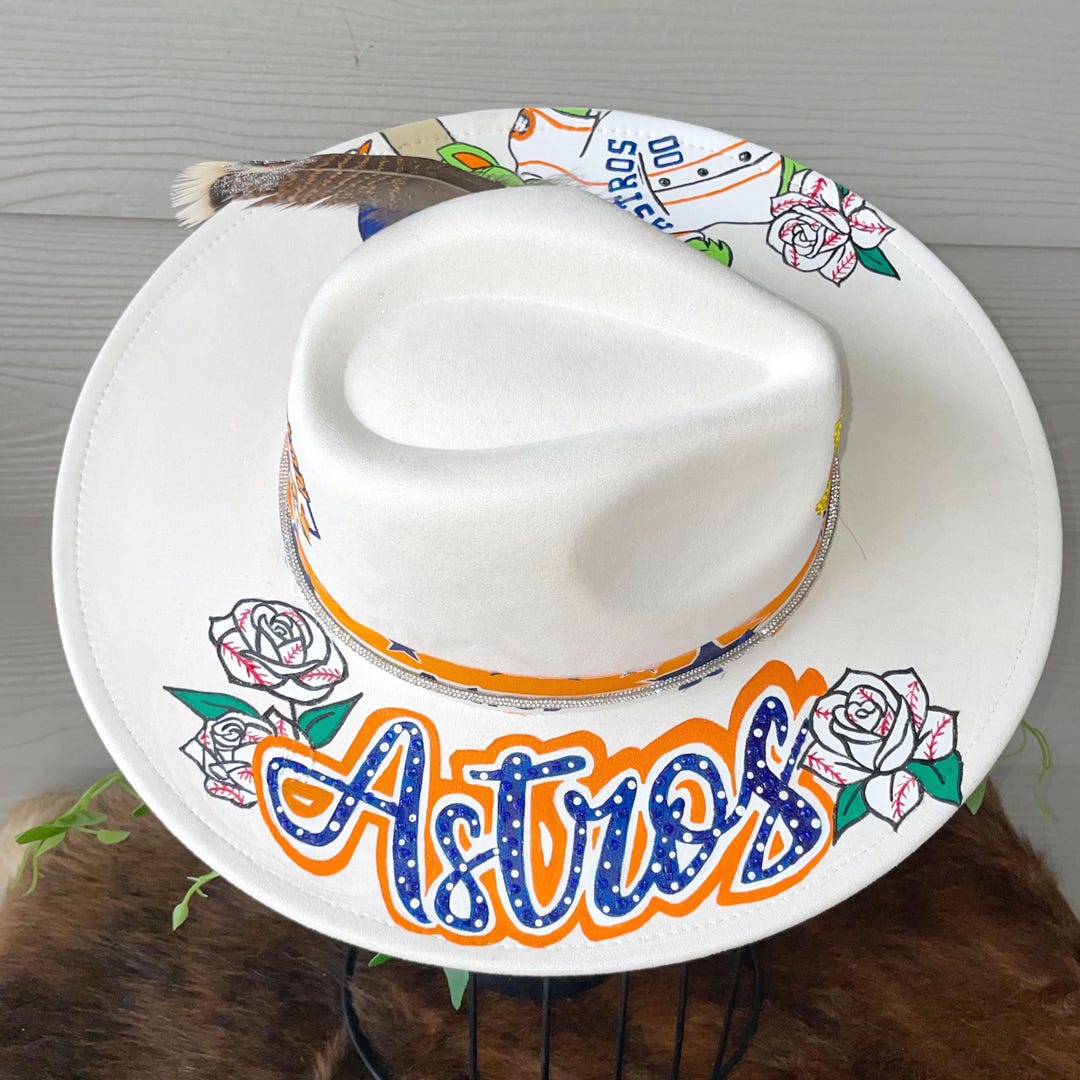 Houston Astros Custom Cowboy Hat - Etsy