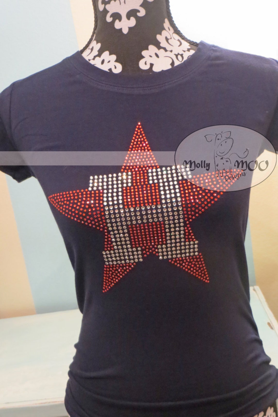 Astros Rhinestone Tee - Etsy