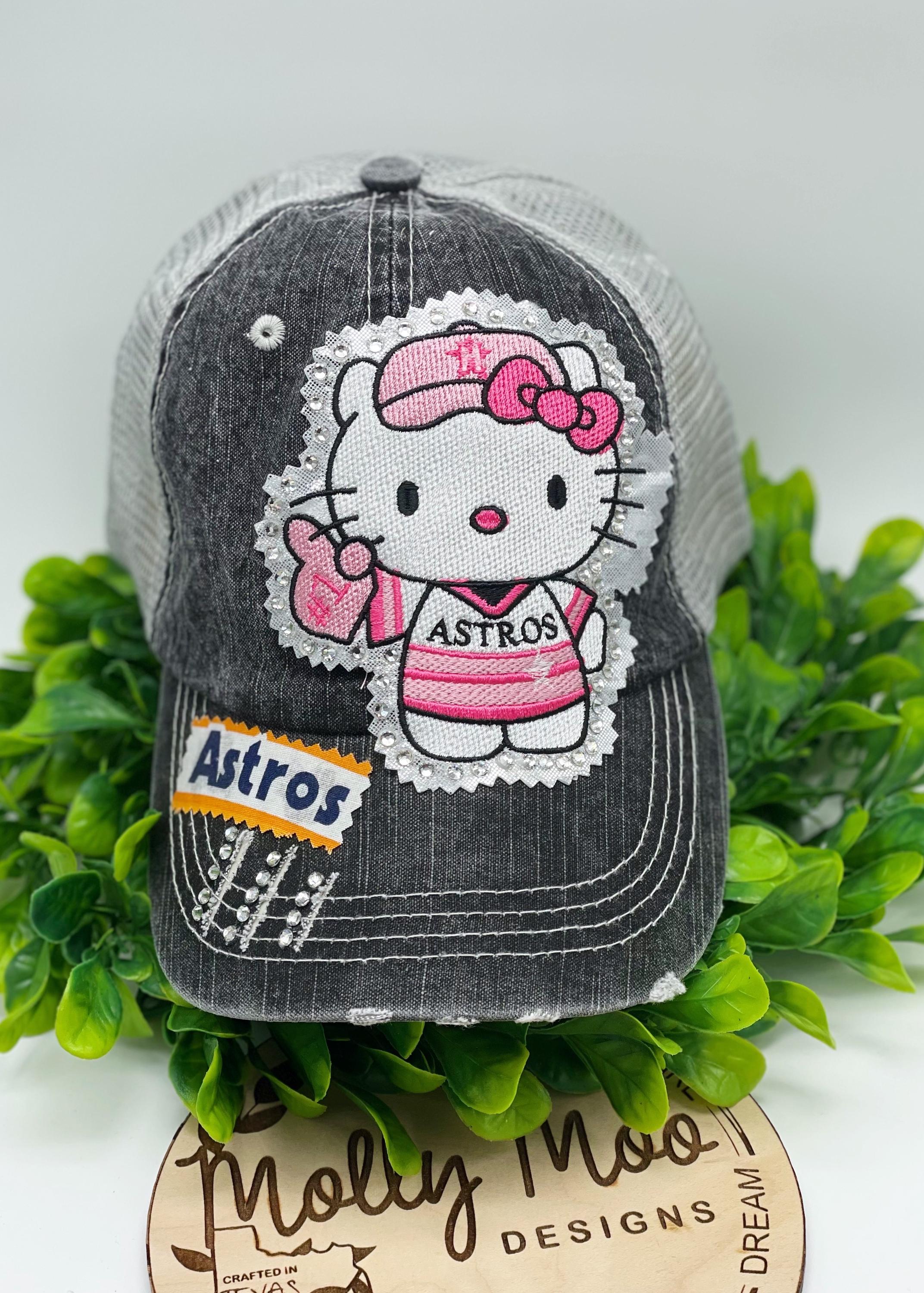 ?Hello Kitty Embroidered Hat Girls Kids PINK SANRIO HELLO KITTY Embroidered Baseball HAT  main image 3