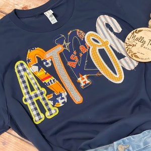 Astros Embroiderd Tshirt