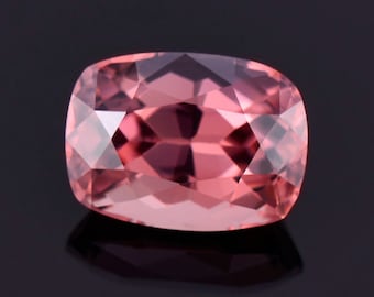 Excellent Pink Zircon Gemstone from Tanzania, 5.96 cts., 11x8 mm., Cushion Shape