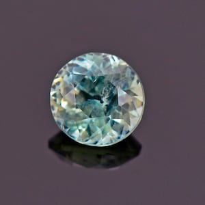 Lovely Sky Blue Sapphire Gemstone from Montana, 0.56 cts., 4.7 mm., Round Shape