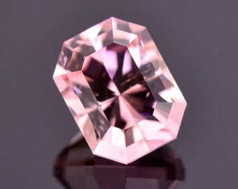 Lovely Pink Tourmaline Gemstone from Nigeria, 3.32 cts., 9x7 mm., Radiant Emerald Shape