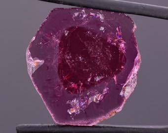 Lovely Natural Tourmaline Slice from Brazil, 15.62 cts., 23x22 mm., Polished Crystal Slice