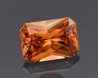 Beautiful Bright Orange Zircon Gemstone from Tanzania 1.87 cts.