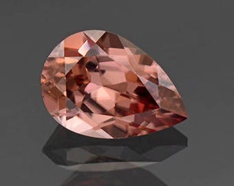 SALE! Fantastic Pink Champagne Zircon Gemstone from Tanzania 3.14 cts.