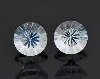 SALE! Brilliant Aquamarine Beryl Gemstone Match Set from Pakistan 3.00 tcw.