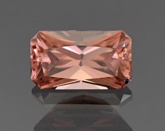 Superb Peachy Pink Champagne Zircon Gemstone from Tanzania 4.50 cts.