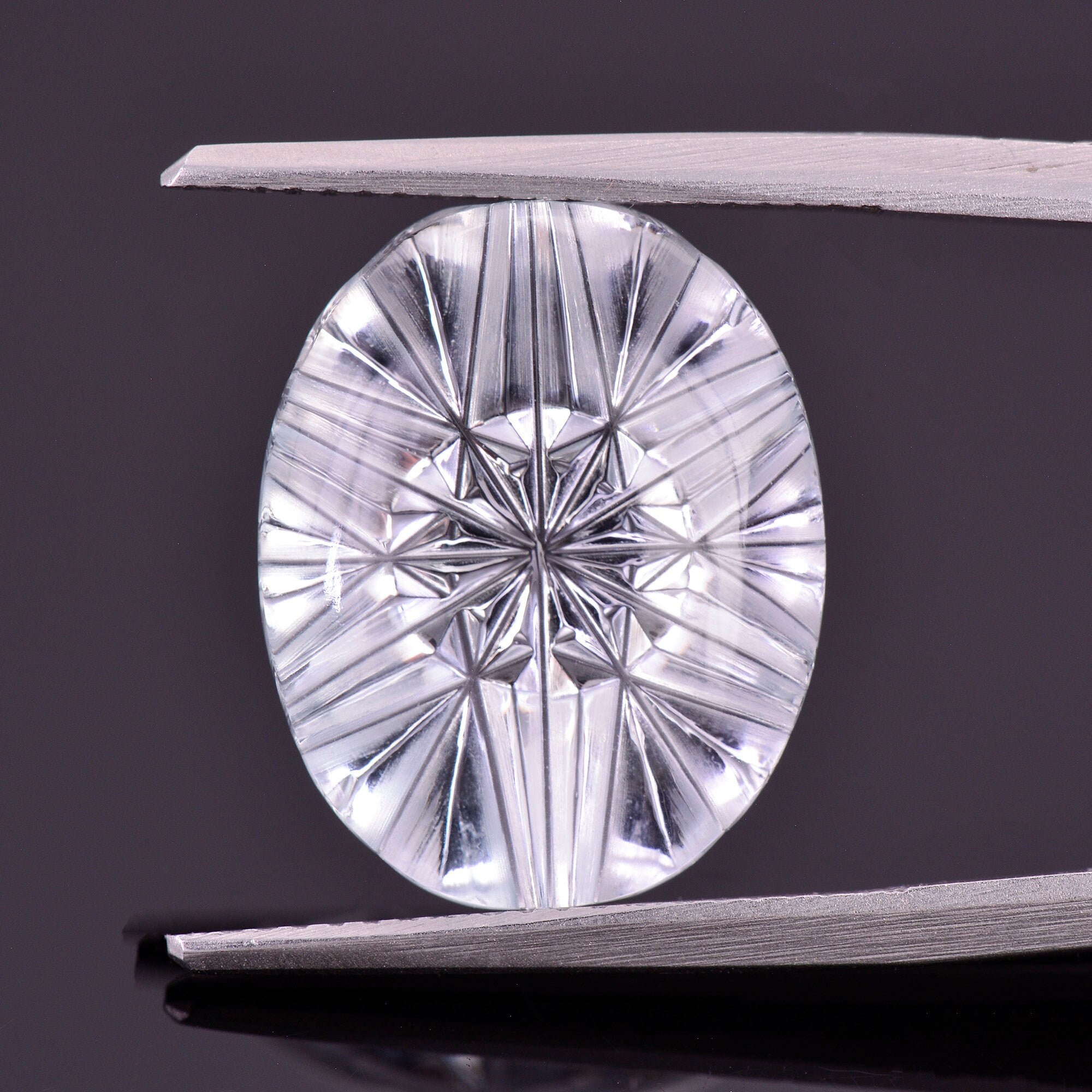 snowflake cut gemstone