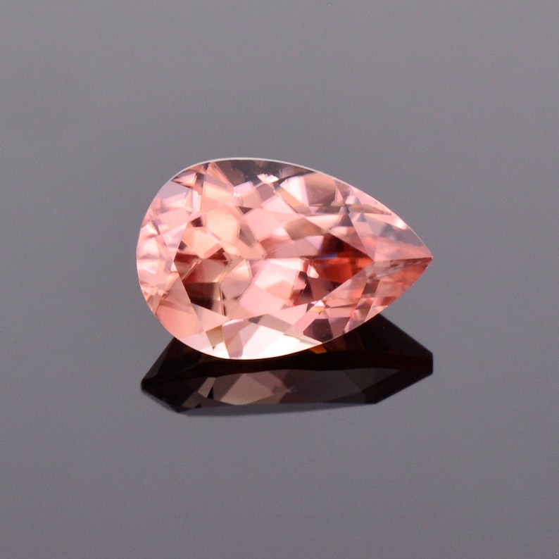 Beautiful Pink Peach Zircon Gemstone From Tanzania 2.44 Cts. Etsy