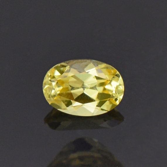 Brilliant Lemon Yellow Sapphire Gemstone From Tanzania 0.88 Etsy