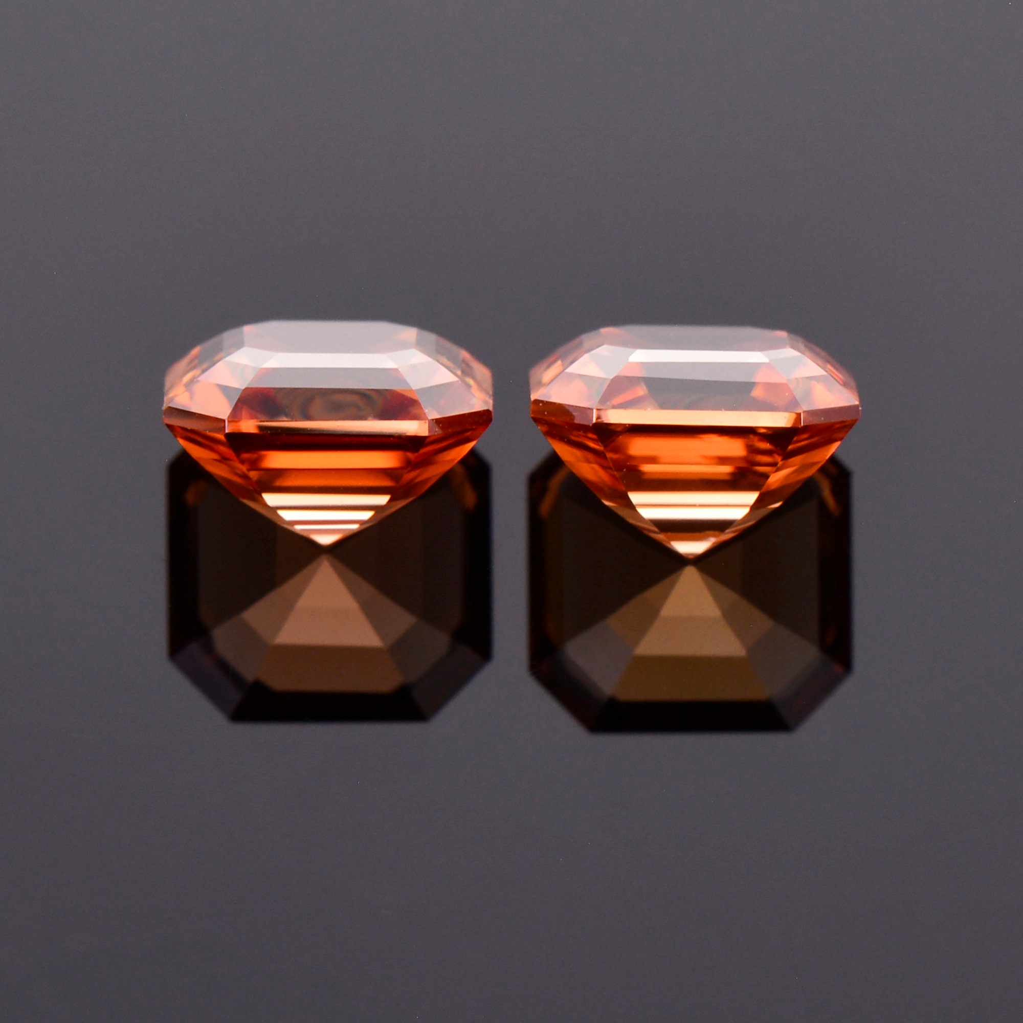 SALE! Excellent Orange Zircon Gemstone Match Pair from Tanzania, 5.23