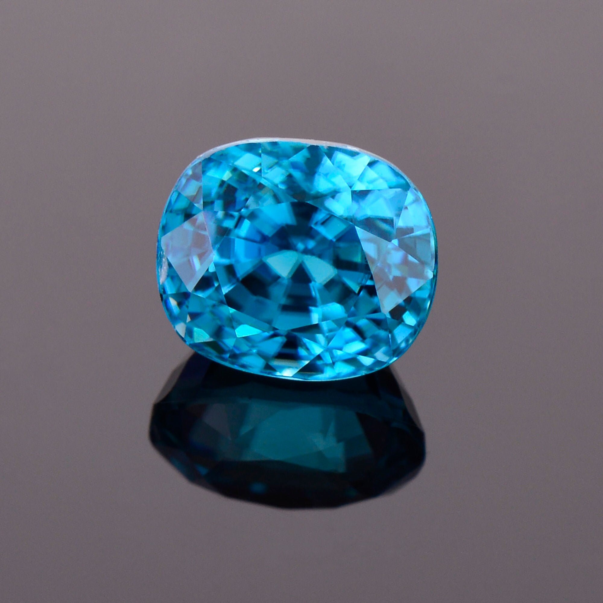 Exquisite Electric Blue Zircon Gemstone from Cambodia 4.64 Etsy