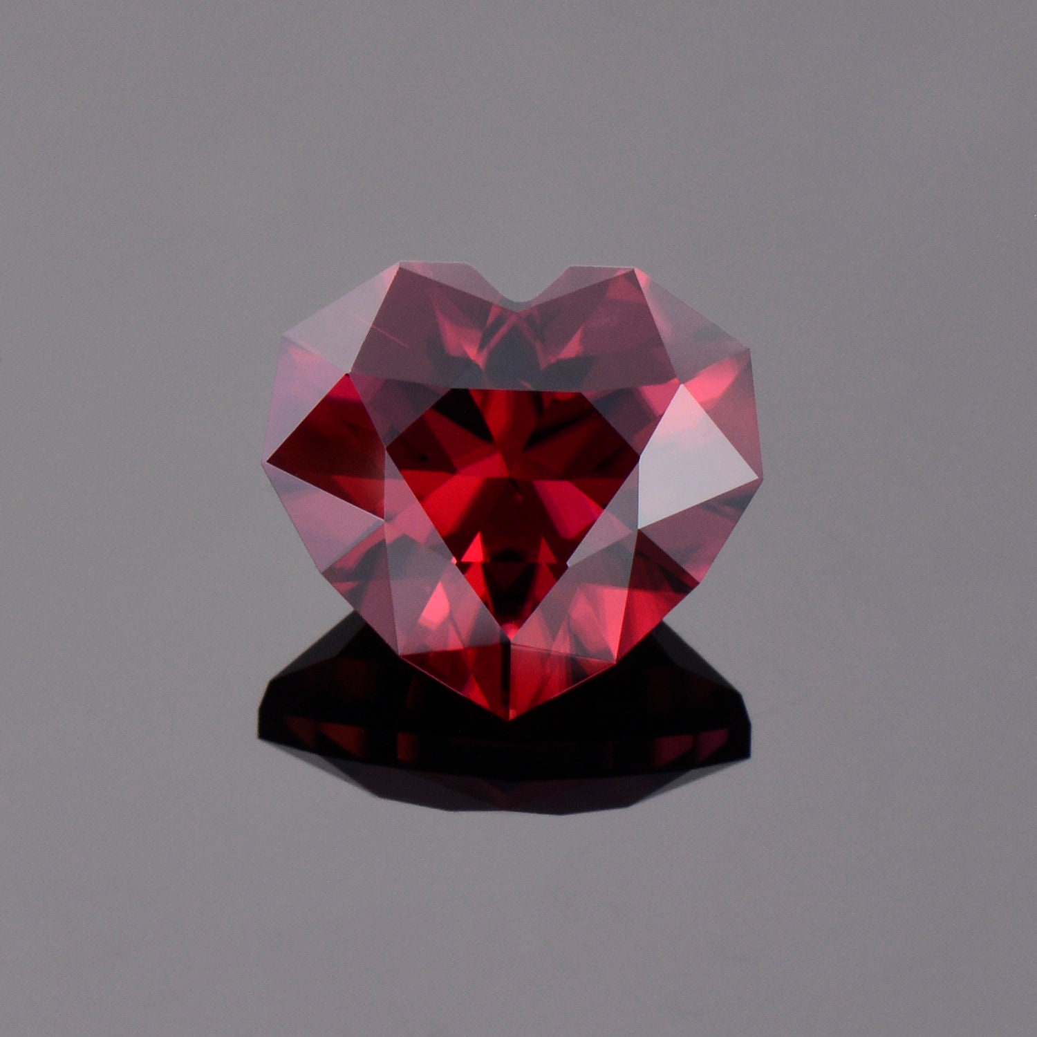 SALE! Superb Crimson Red Zircon Gemstone from Tanzania, 7.26 cts., 10