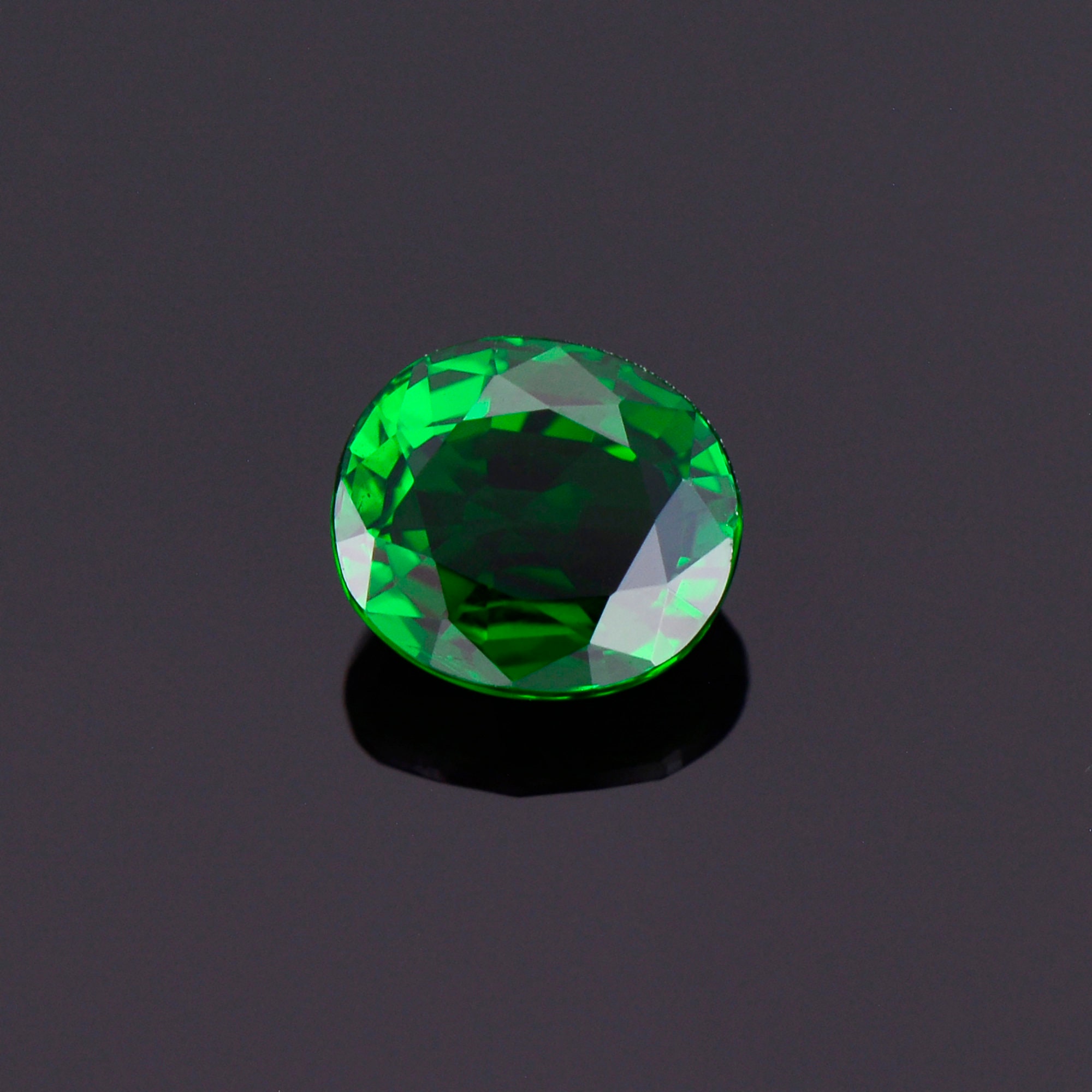 Lovely Deep Green Tsavorite Gemstone from Kenya, 0.69 cts., 5