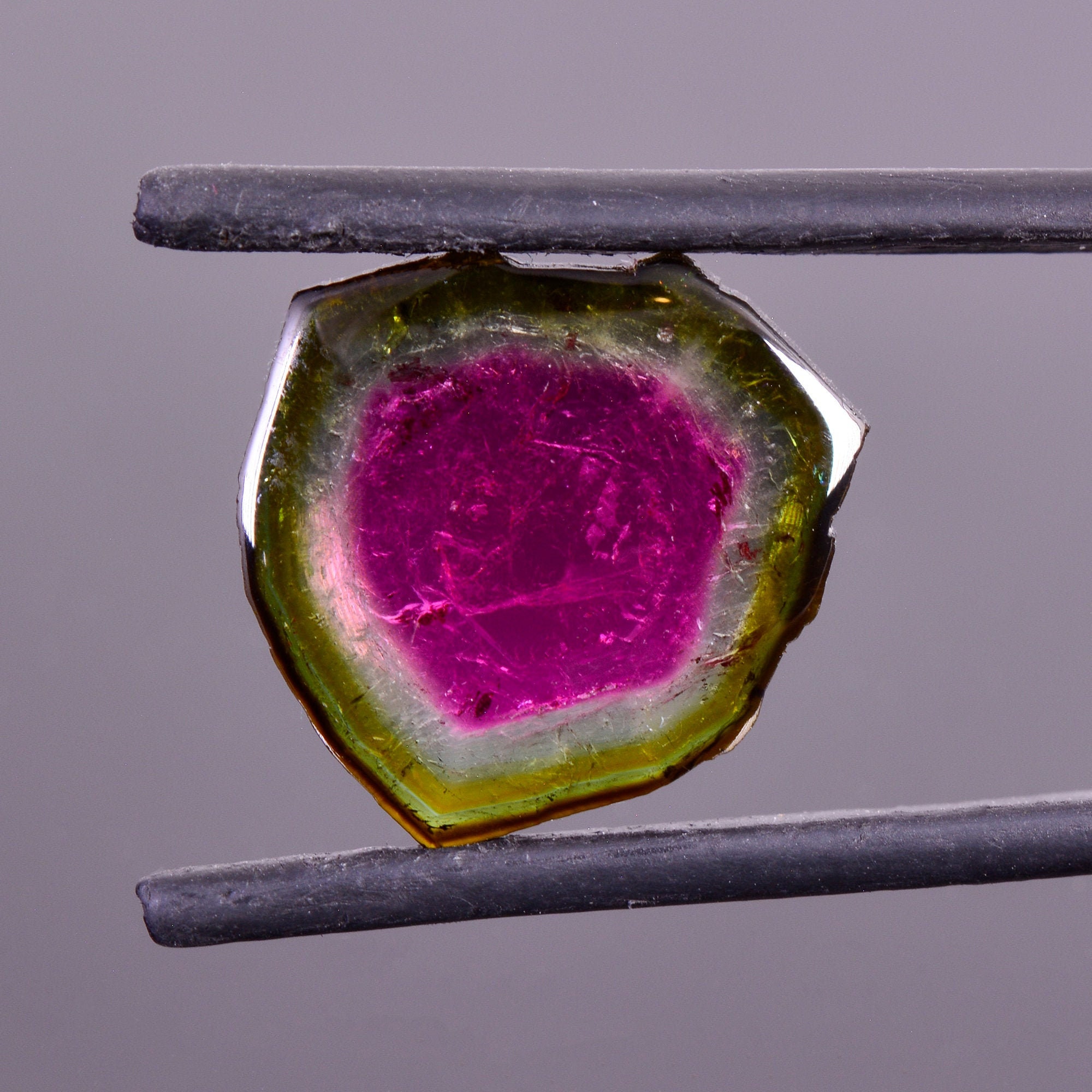 Exceptional Watermelon Tourmaline Gem from Brazil, 10.49 cts., 16 mm