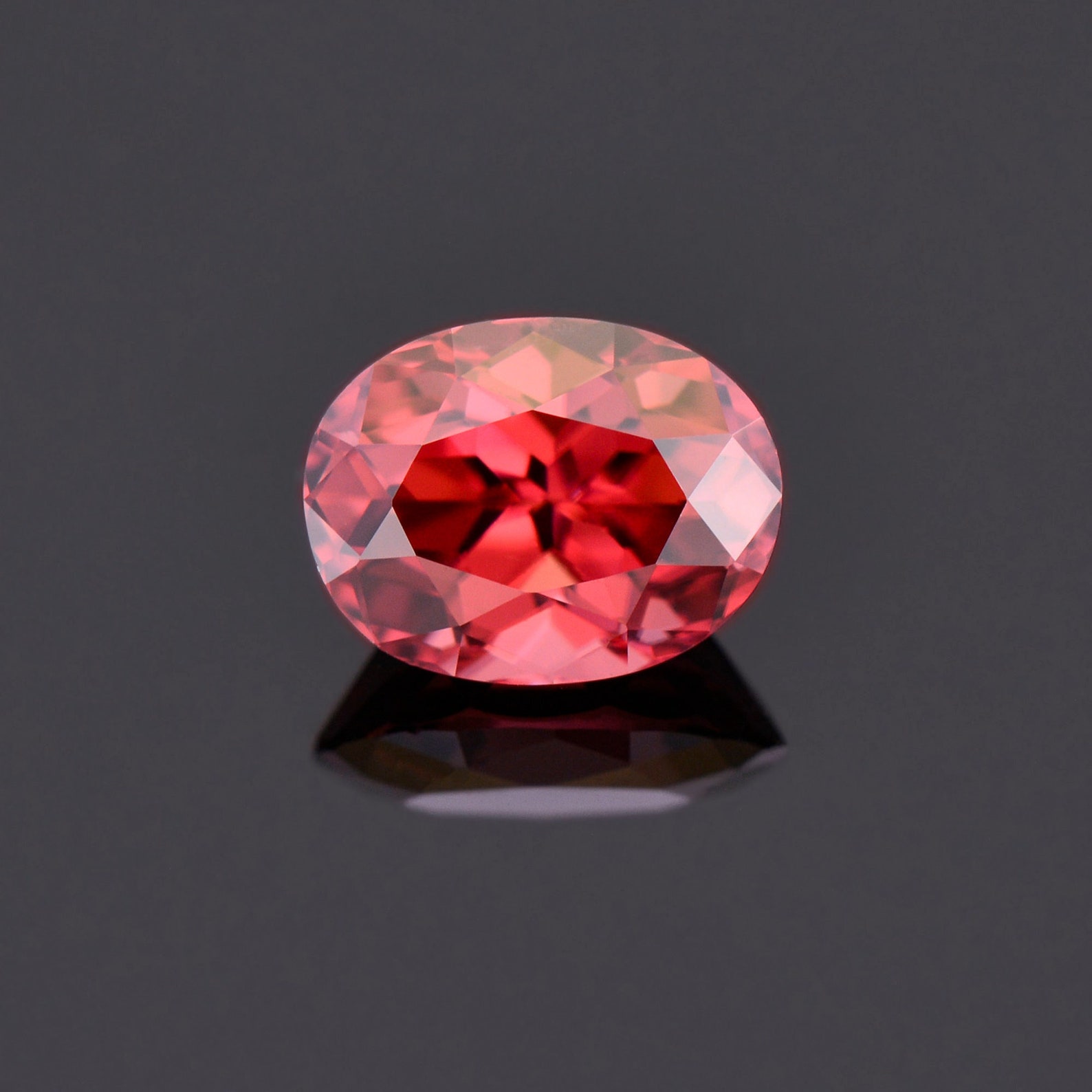 Beautiful Rosy Pink Zircon Gemstone From Tanzania, 2.30 Cts., 8x6 Mm ...