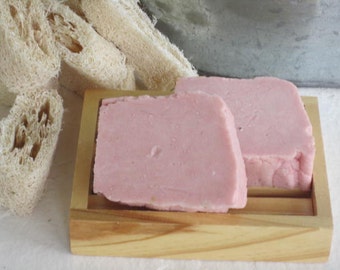 Calming calamine is a soothing soap great for skin irritations, bug bites and more.