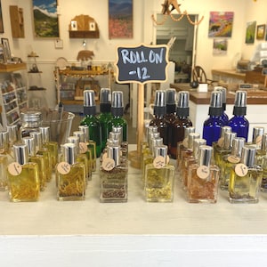 Floral Essential Oil Roll On Perfume: Grapeseed & Jojoba Oil Infusion image 7