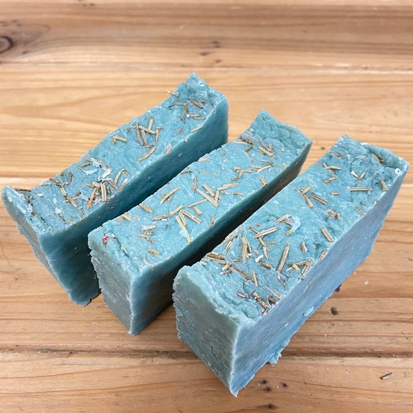 Black Mountain Pine soap has the scent of the forest in the mountains of North Carolina. One of the most popular scents in our shop.